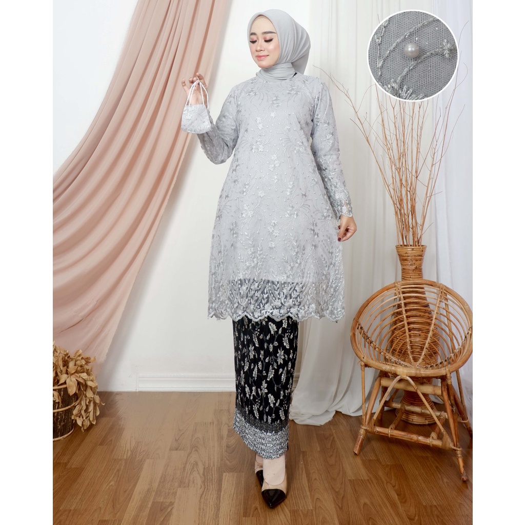 Kebaya tunik tradisional modern | Kebaya modern | Kebaya pesta | Baju outfit wisuda