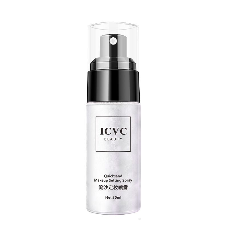 [ BARU ] ICVC Makeup Setting Spray Gliter Import Bottle / Face Mist Setting Spray Make Up Tahan Lama dan Glowing