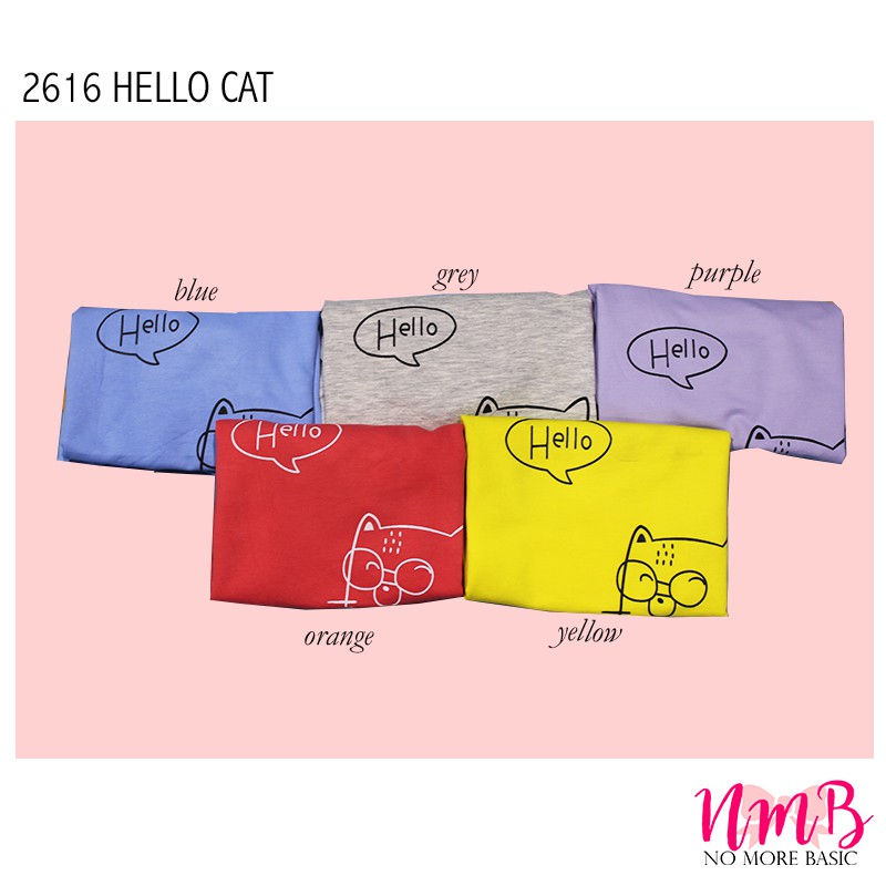 Kids Sweater 2616 Hello Cat -  Baju Lengan Panjang Anak