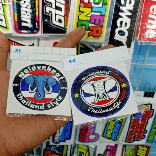 Sticker printing WE LOVE BEAT THAILAND STYLE