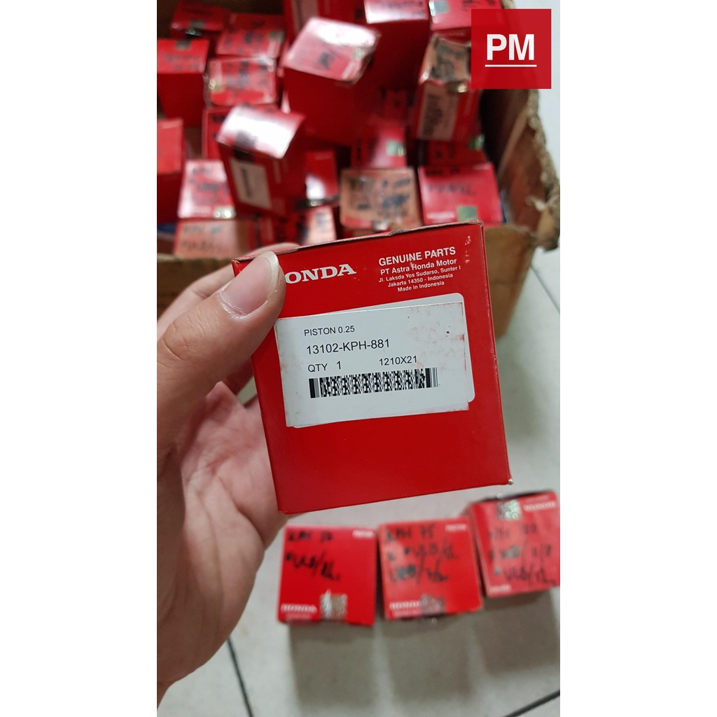 Piston Only Seher Supra X 125 Lama Batman Injeksi Karisma Kirana KPH Original Honda OS Standard 25 5
