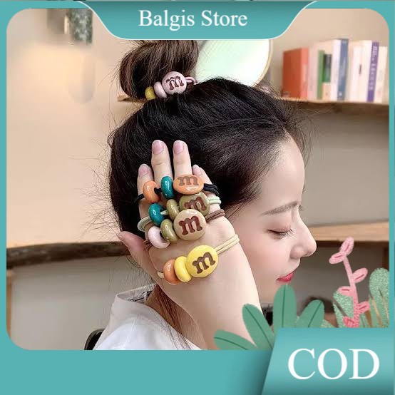Ikat Rambut Lucu Model Korea Karet Elastis/Kuncir Rambut M