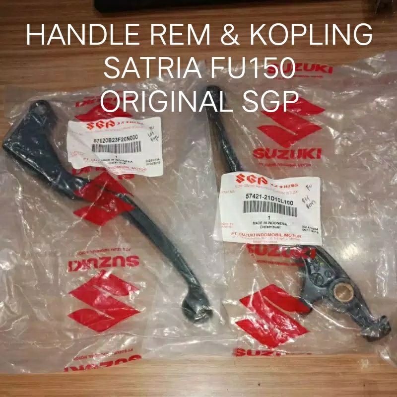 HANDLE REM SATRIA FU150 HANDLE KOPLING SATRIA FU150 HENDEL KOPLING HENDEL REM ORIGINAL SUZUKI ASLI S