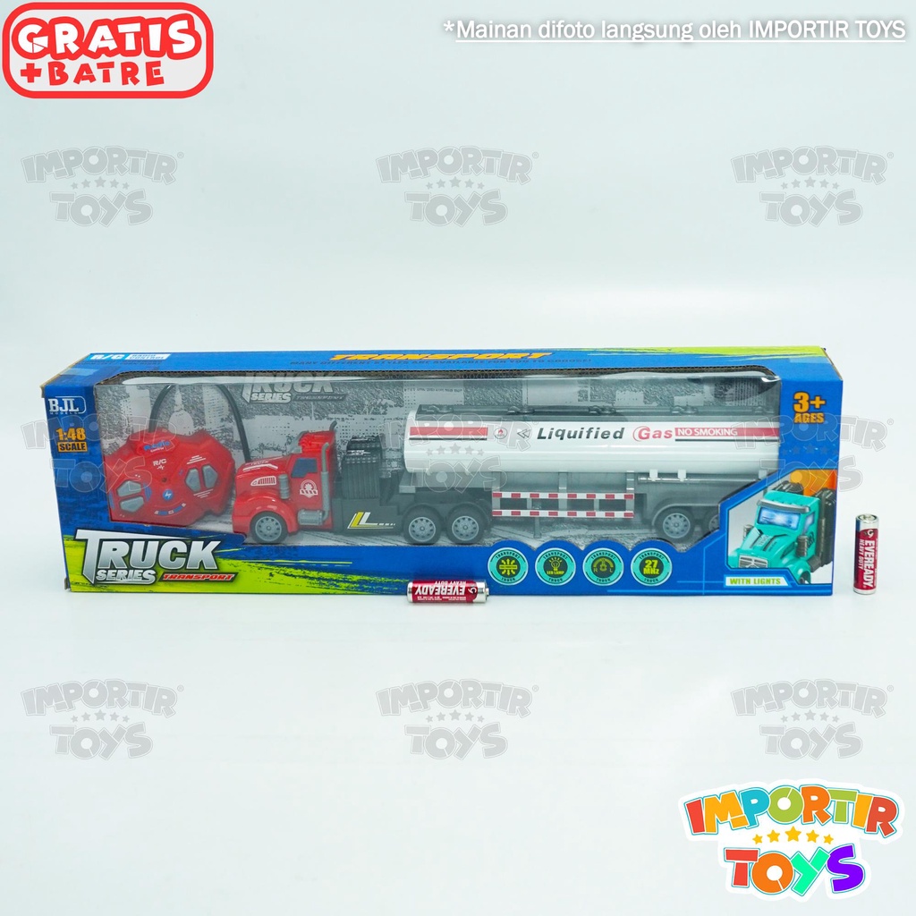 Mainan anak Truck Gas Series Remote Control JUMBO  Kualitas Import