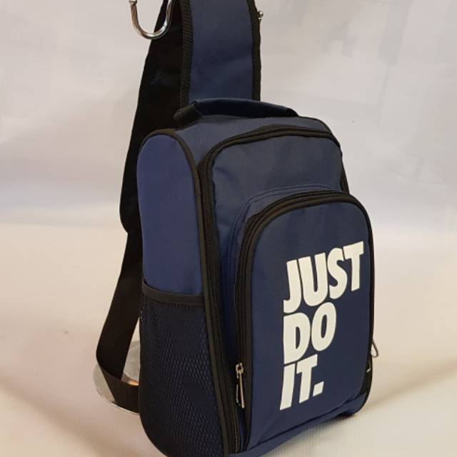 Tas Sepatu Bola Sling Selempang NIKE just do it Tempat Sepatu