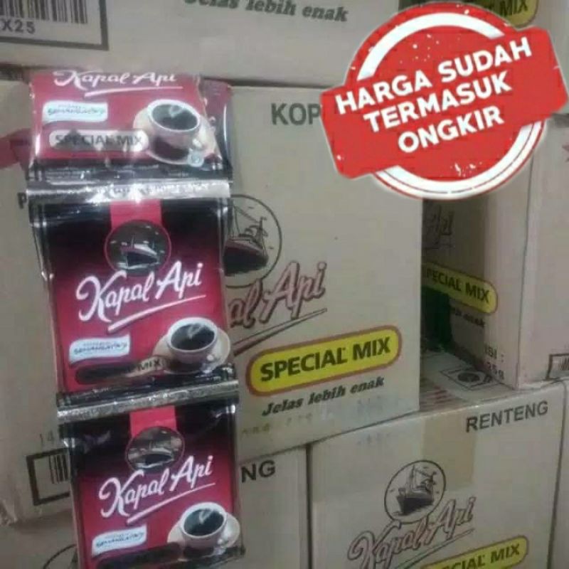 

Kopi Kapal Api Spesial Mix 25gr 1dus