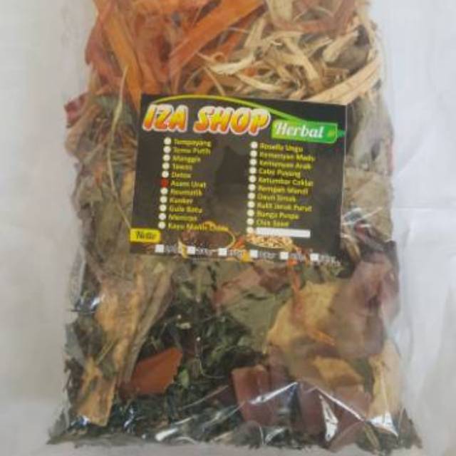 

Ramuan herbal asam urat/paitan