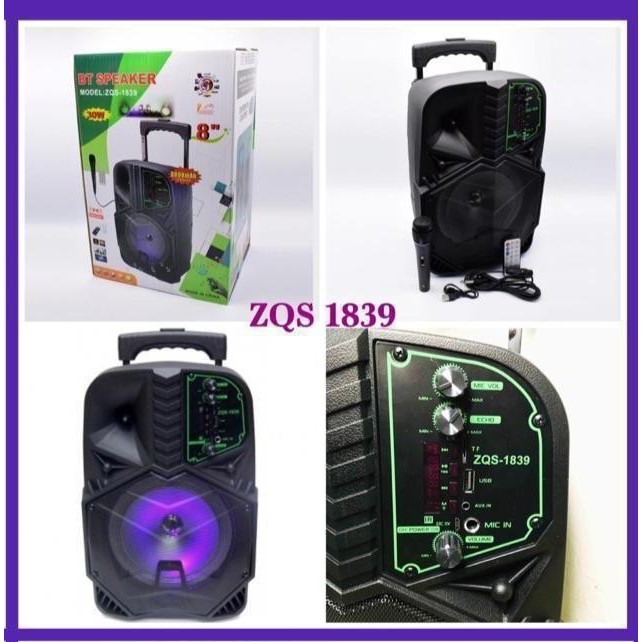 Speaker Koper Bluetooth + Mic ZQS-1839 Portable Speaker ZQS1839