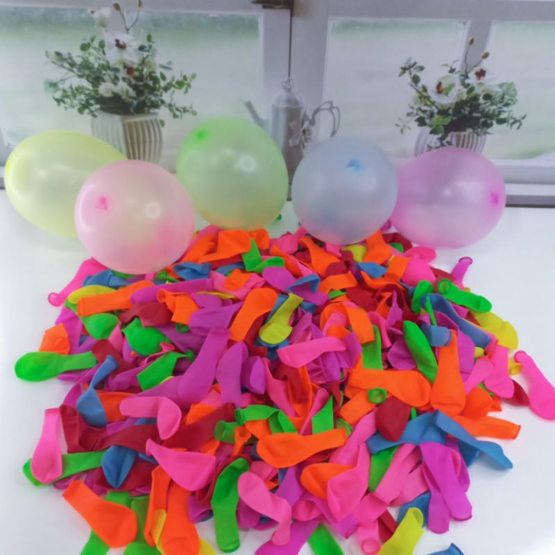 Balon Mini Mungil Isi 500Pcs Balon Kecil Mainan Anak Pure Latek