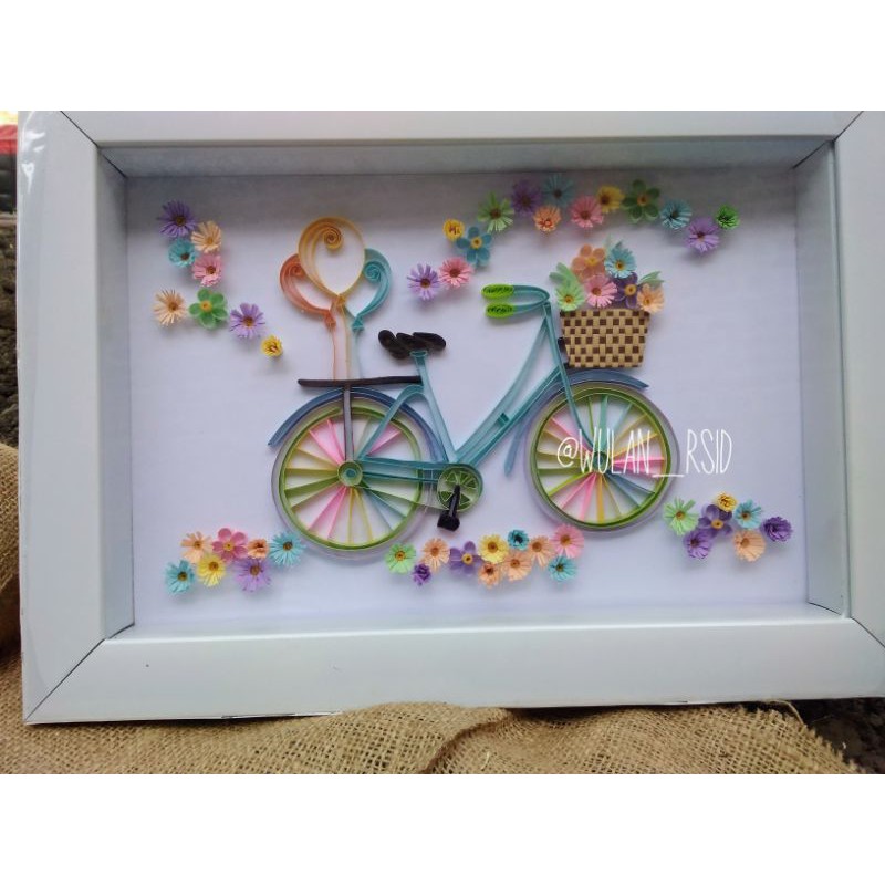 Quilling Art Bicycle