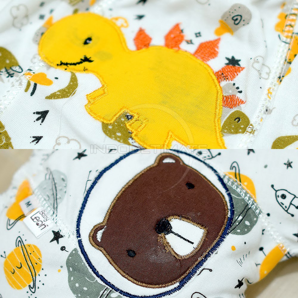 Celana Panjang Anak Bayi Bordir SNI BABY LEON Celana Tidur Piyama Diaper Pants Baby Nebworn GY-S81