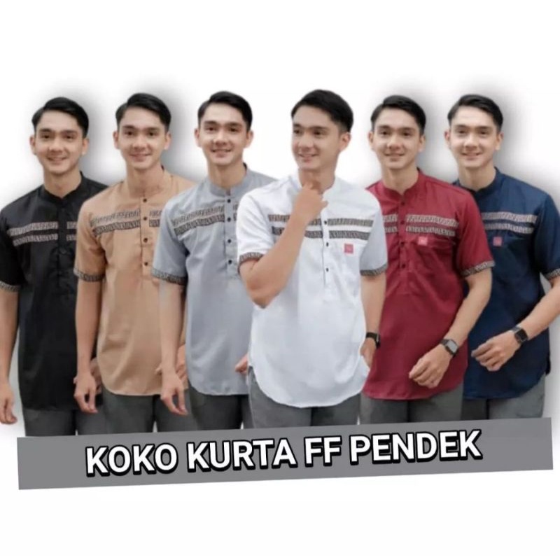 Koko Kurta FF Terbaru Toyobo Tojiro 2022 Lengan Pendek M/L/XL Premium