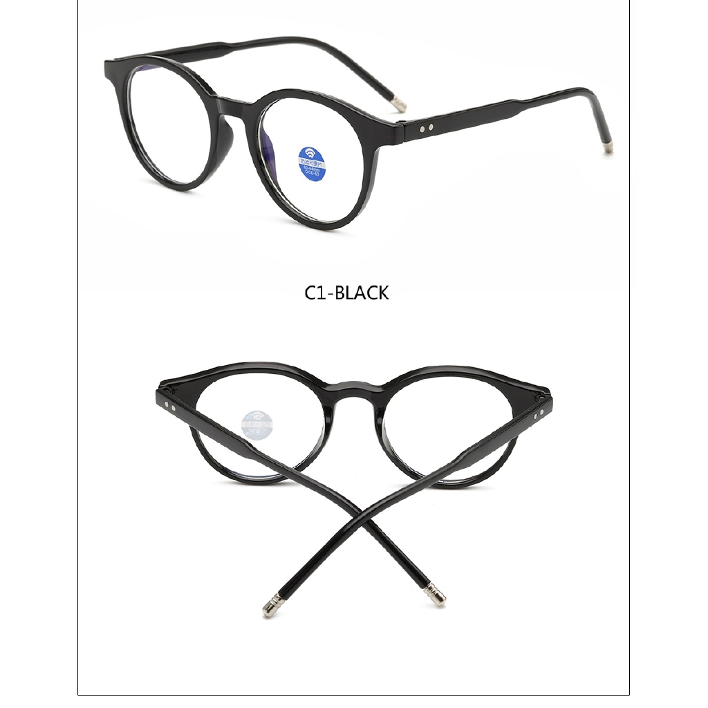 Fashion anti-blue light men's and women's literary glasses