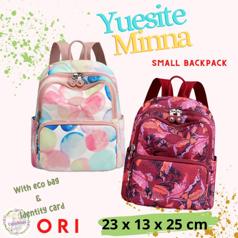 YUESITE MINNA ORIGINAL SMALL BACKPACK TAS RANSEL WANITA LUCU KEKINIAN CYUTEBAGS