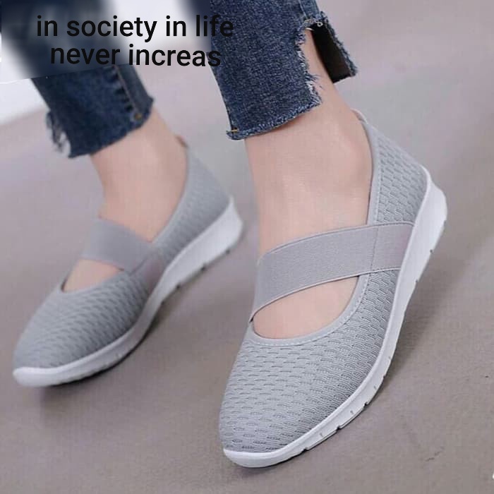 qingshui slempang slip on wanita karet sepatu kekinian