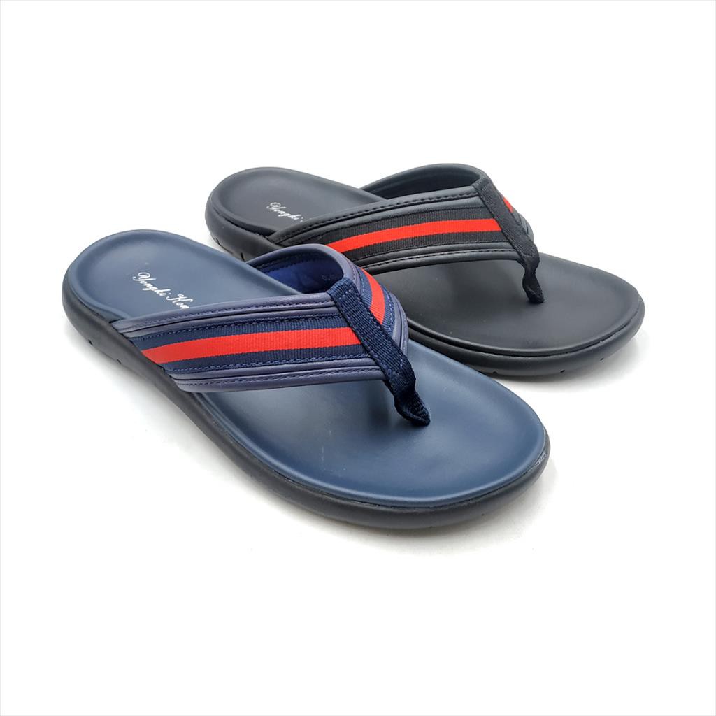YONGKI KOMALADI MEN RCS 14343 TAN/HITAM / Ramayana Jatinegara