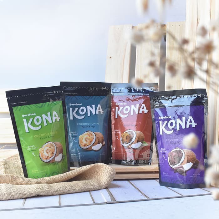 

Kona Coconut Chips 60gr / Kona Keripuk Kelapa 60gr