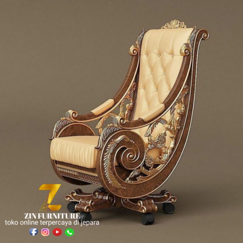 Kursi Malas/Santai Jati Jepara