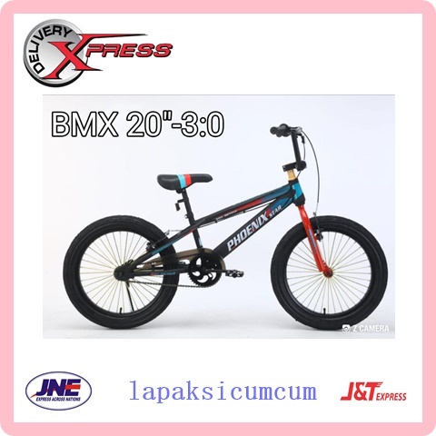 SEPEDA ANAK COWOK BMX 20 INCH PHOENIX STAR BAN JUMBO 3.0 BAN BESAR OVERSIZE TERMURAH UNTUK ANAK USIA