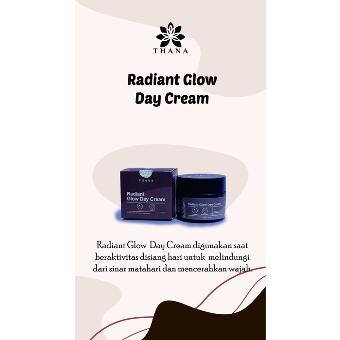 Thana Beauty Radiant Glow Day Cream