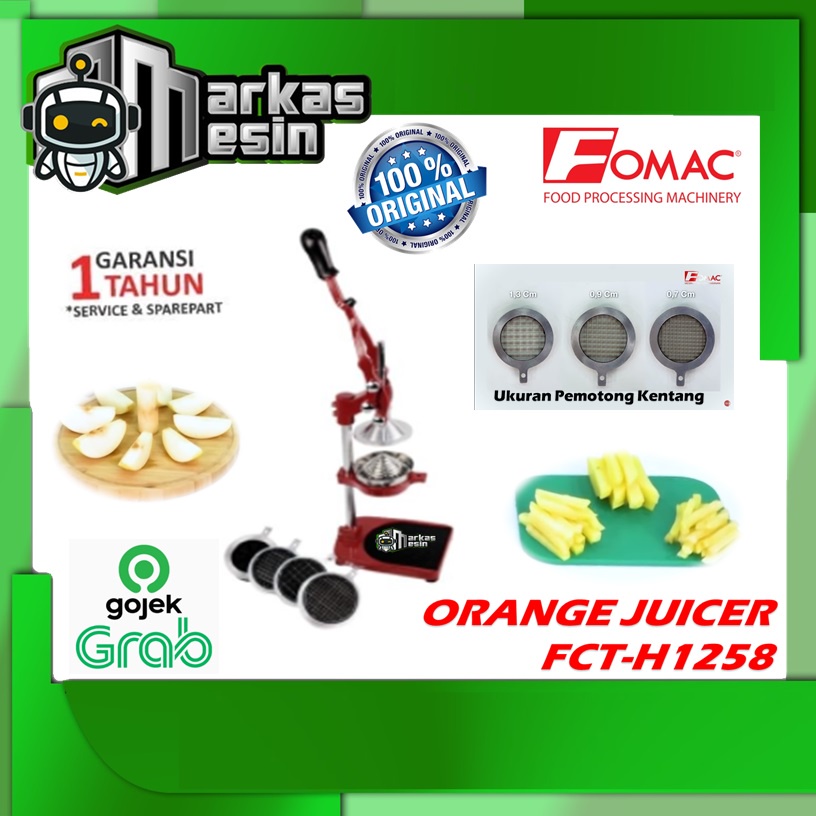 Alat Pemeras Jeruk & Pemotong Buah & Kentang Stik FCT-H1258 FOMAC