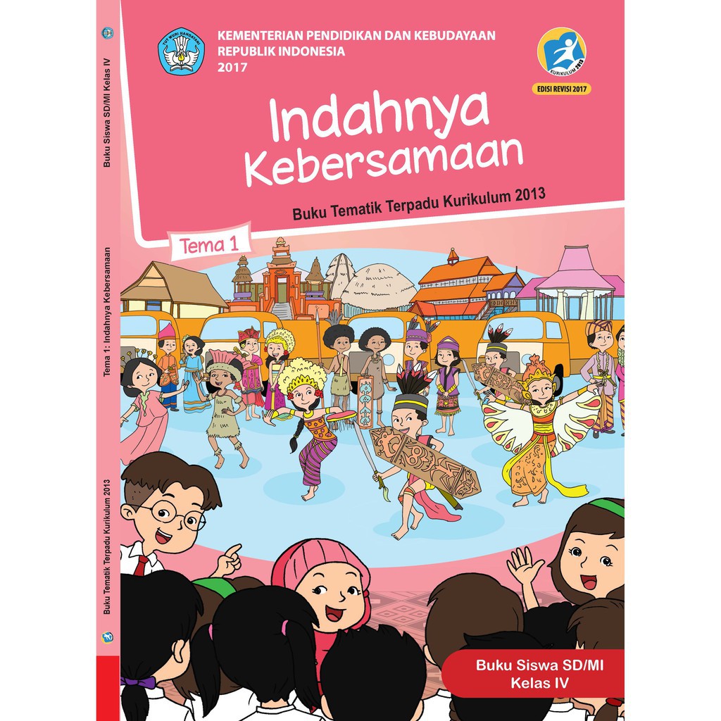 Buku Tematik Sd Kelas 4 Tema 1 Indahnya Kebersamaan K13 Revisi Shopee Indonesia