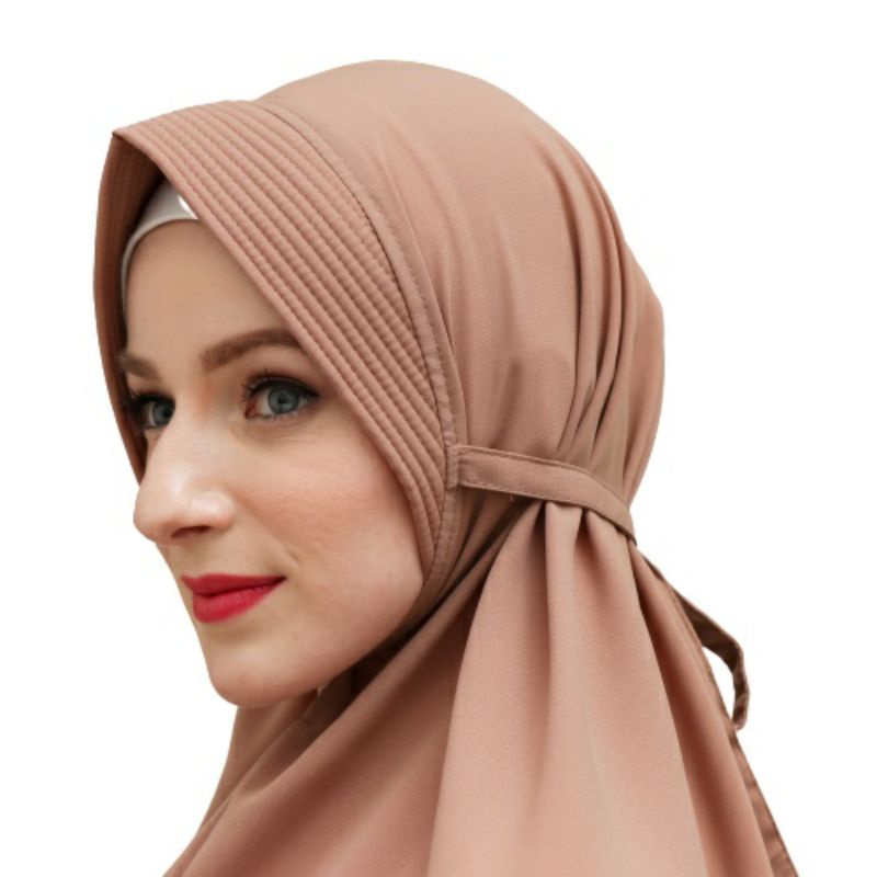 jilbab bergo jumbo tali