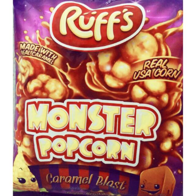 Ruffs Monster Popcorn-Caramel
