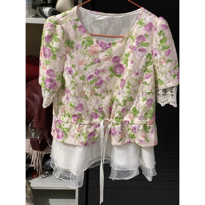baju warna lilac brokat