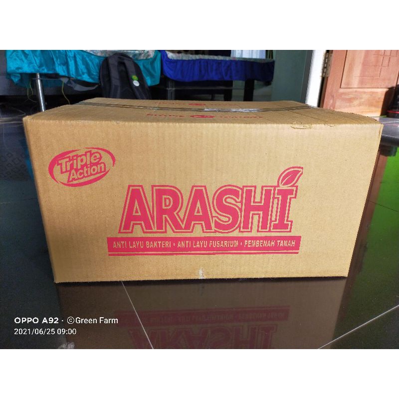 SALE..!! 1 dus Arashi Triple Action Anti Layu kemasan 100gr x 60 lebih Hemat anti layu bakteri