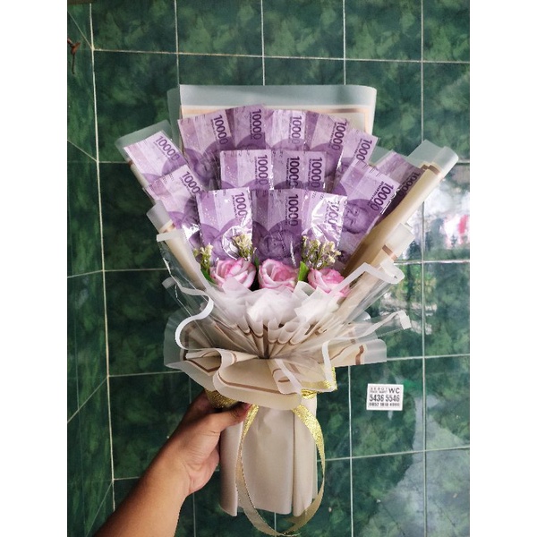 

bucket bunga uang 15lembar