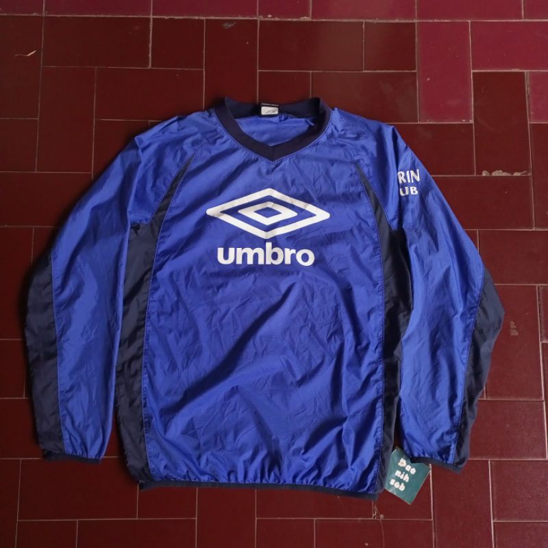 Sweater crewneck jersey umbro by descente big logo parasut preloved second bekas thrift