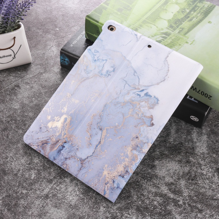 Case iPad Bergambar HD Marble Cantik Elegan Casing iPad Pen Slot gen 7/8/9 10.2 Inch 2019/2020/2021 Ipad Pro 11&quot; 2020 2021