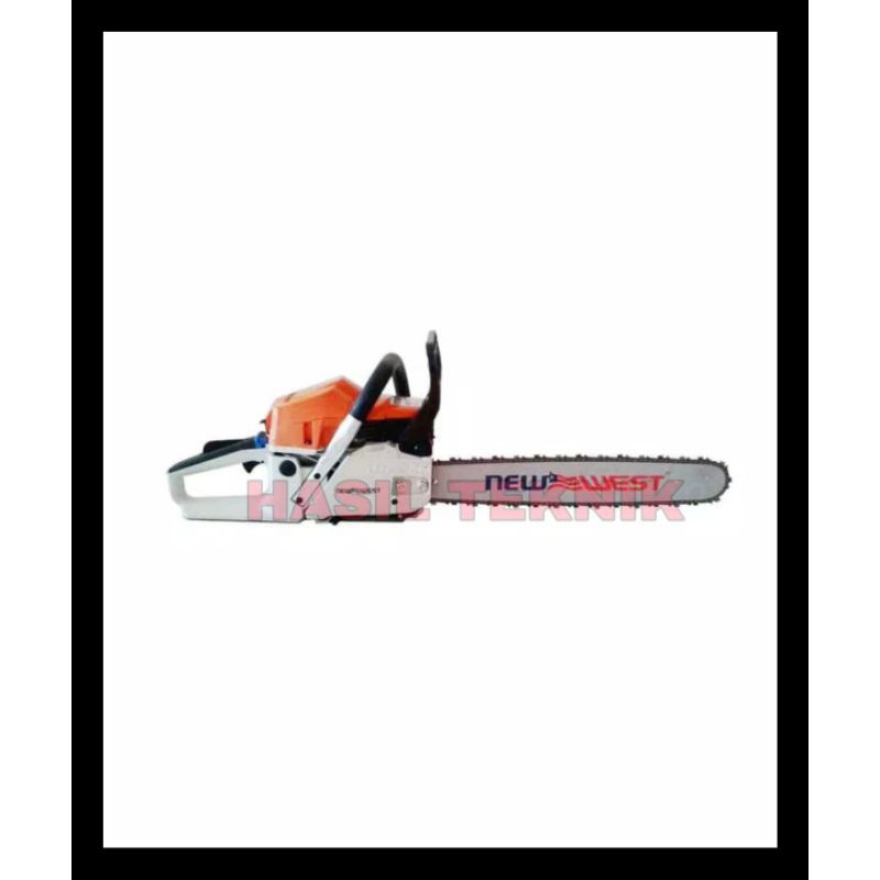 Gergaji Mesin Potong Kayu Chainsaw 22 " inch New West 588