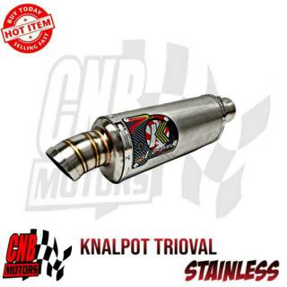 Leher Knalpot  Stainless Cacing CB GL Megapro Tiger 