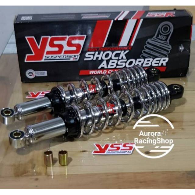 Shockbreaker YSS  New Top Prime 340MM Chrome Supra X 125 
