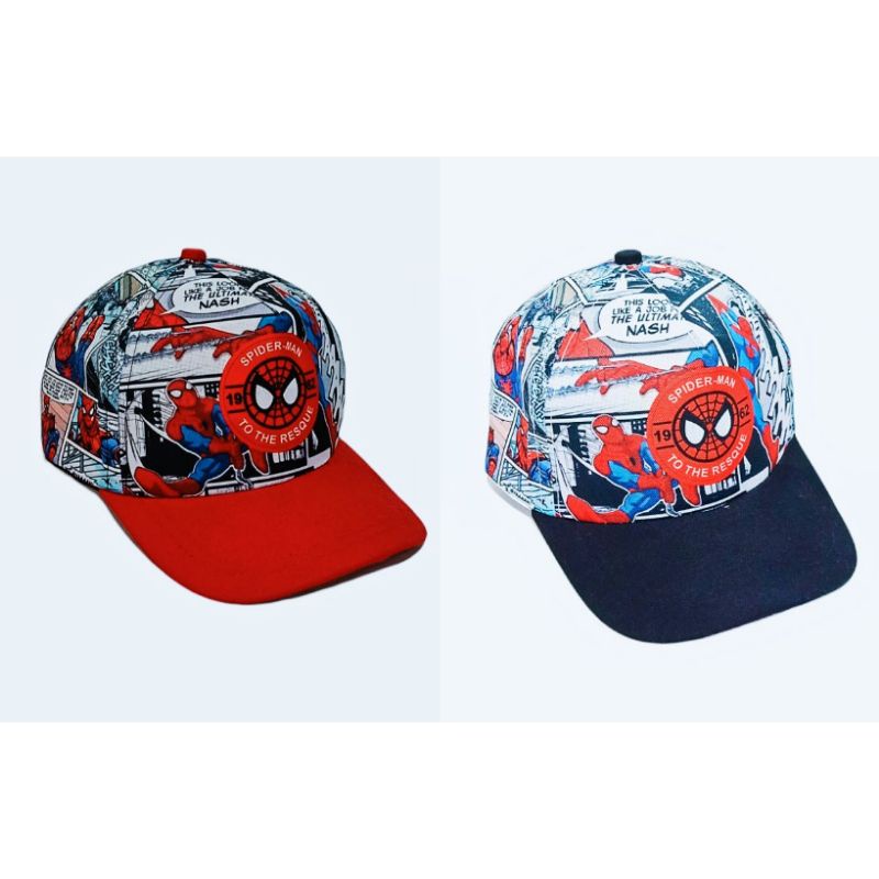 pdf topi anak laki laki karakter spiderman bisa COD topi anak anak usia 2-10 tahun