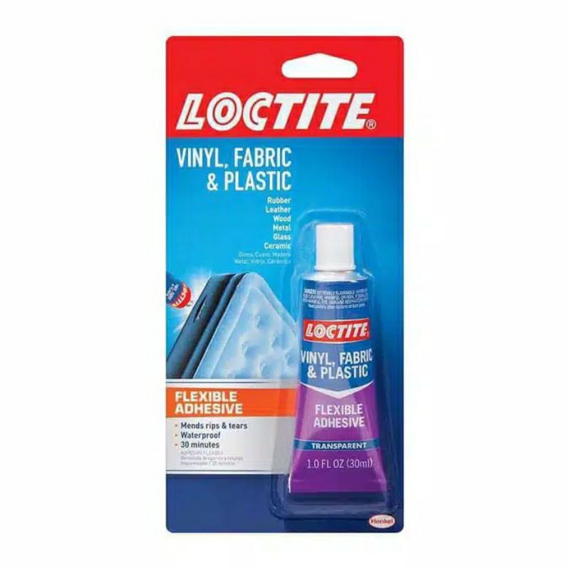 

Loctite Vinyl Fabric Plastic Flexible Adhesive Transparent Glue Lem Kain Lem Bahan Vinyl Lem Plastik