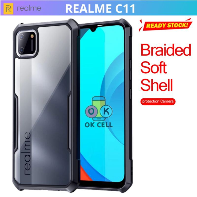 Case Aromor Realme C11 Silicon - Realmi C11 Softcase Silikon Transparan Cover Premium