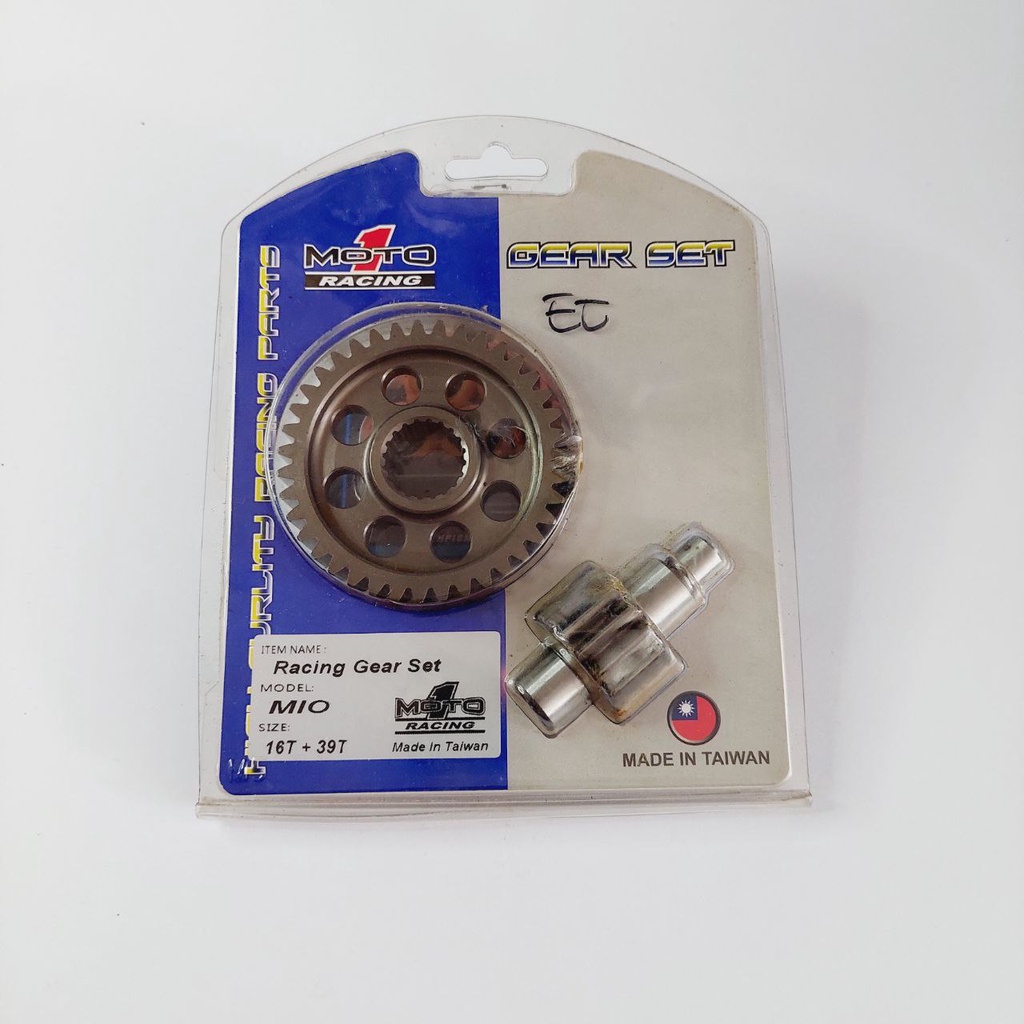 GIR GEAR RATIO RASIO MOTO1 MOTO 1 MIO SOUL NOUVO 16T 39T DRAG BIKE ROAD RACE HARIAN ORIGINAL