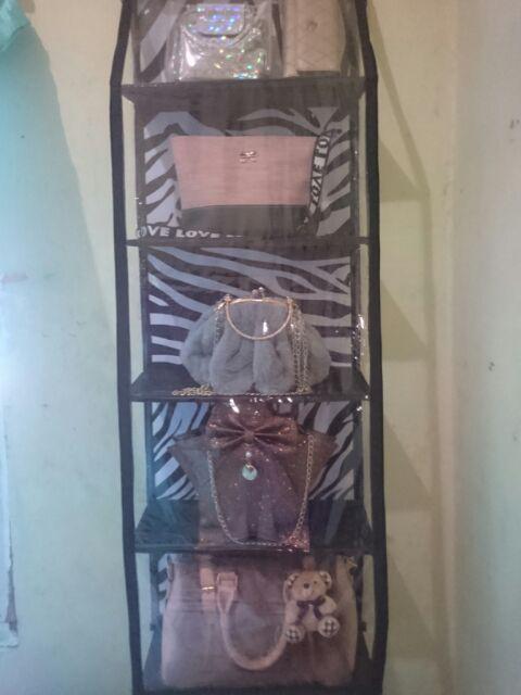 Rak Gantung 3in1 Karakter - Rak Tas - Rak Sepatu - Hanger Jilbab Resleting