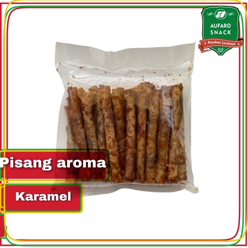 

LUMPIA PISANG SALE / PISANG AROMA KARAMEL AUFARO SNACK CARAMEL BANANA STICK CHIPS