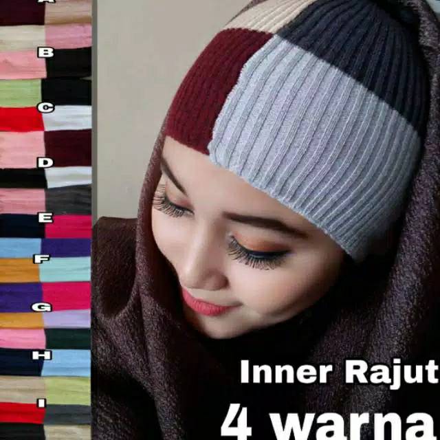 10+ Ide Anak Jilbab Rajut 4 Warna