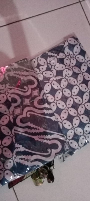 [cod] Tey-17 Batik Wanita Asj Sa Hrb026 Kenongo Kemeja Tosca Pendek Jumputan