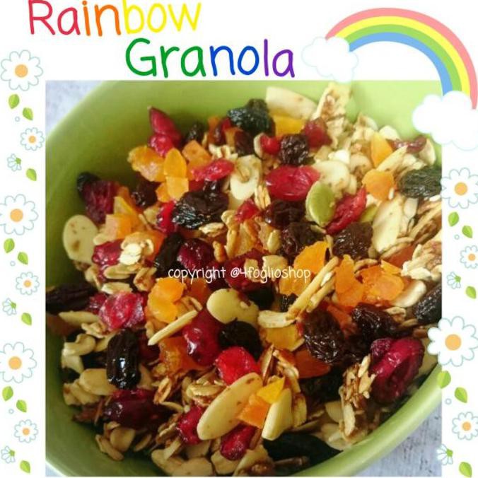

ENAK HEALTHY RAINBOW GRANOLA BANYAK RASA