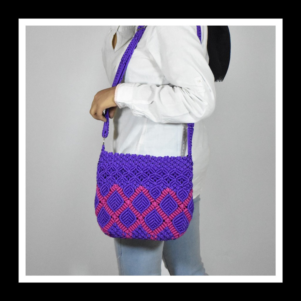 Tas Macrame Talikur Daun