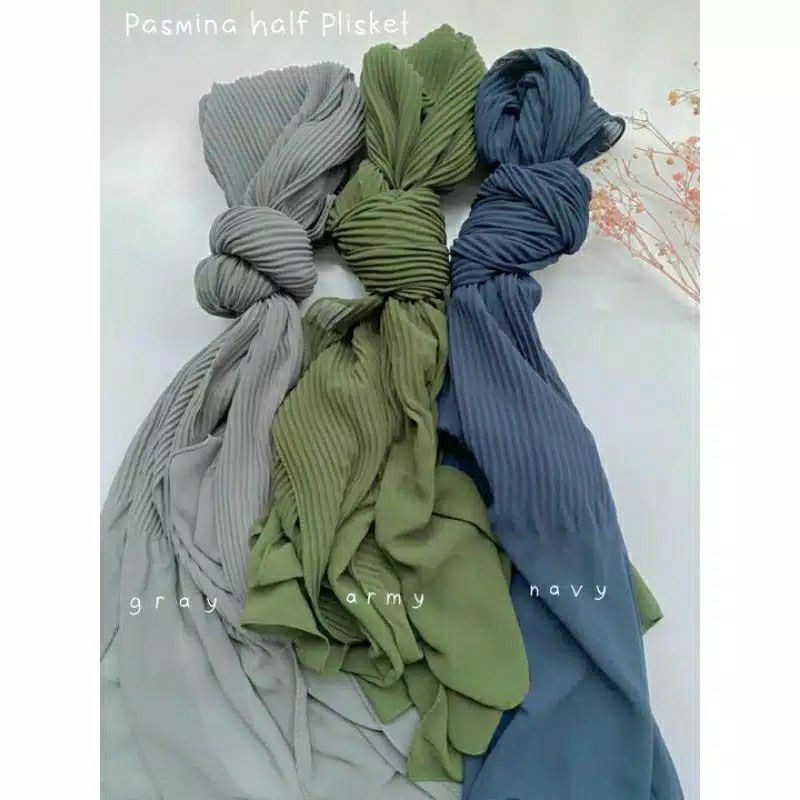 Pashmina Plisket Shawl/Pashmina Plisket Pashmina Ceruty Babydoll /Pashmina pleated shawl by yulia