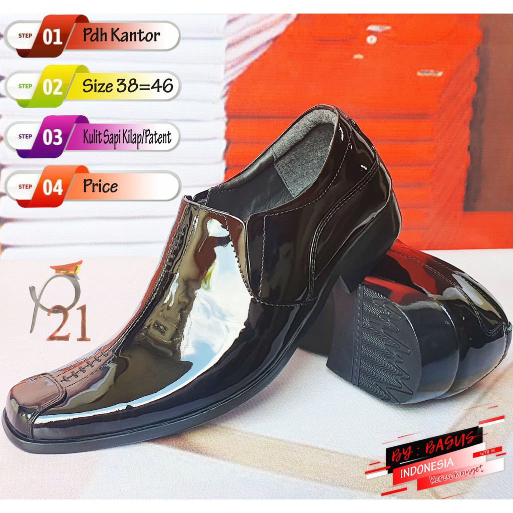 SEPATU PRIA / Sepatu PDH p21 / SEPATU FORMAL / SEPATU KANTOR