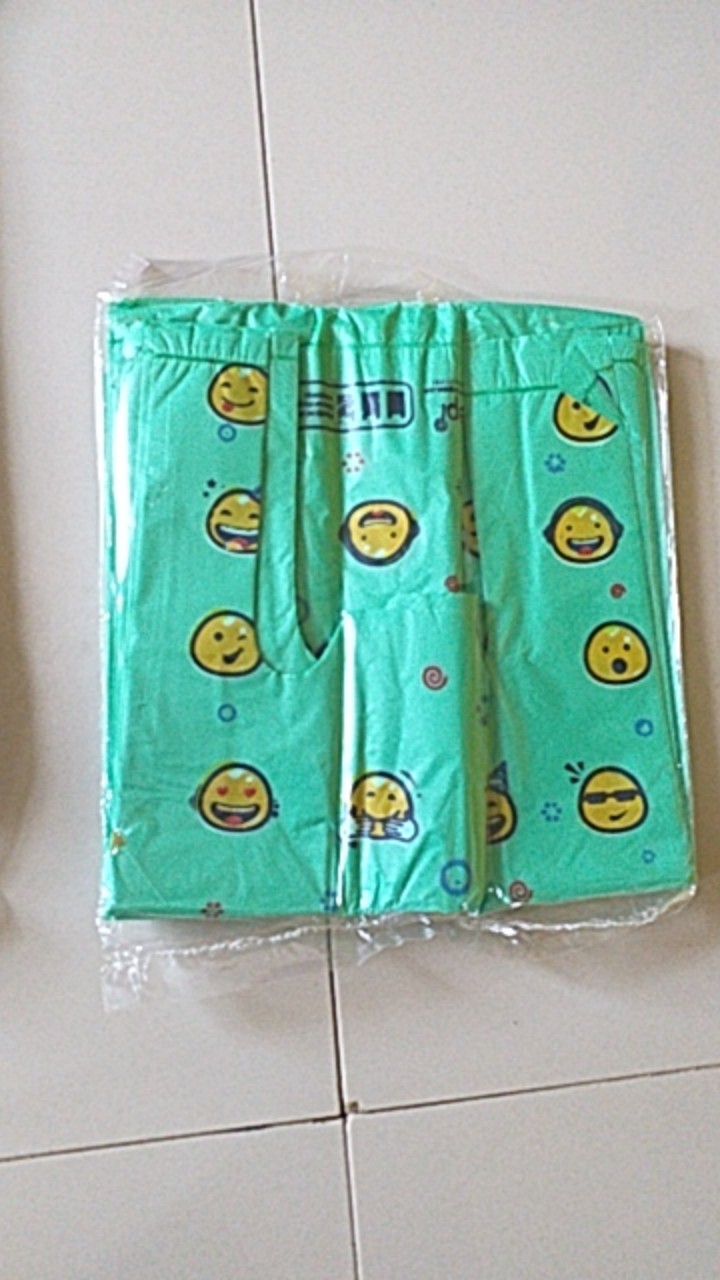 [50pcs] Plastik Packing Olshop Kantong Kresek Ramah Lingkungan Motif Smile 15x31 Cm