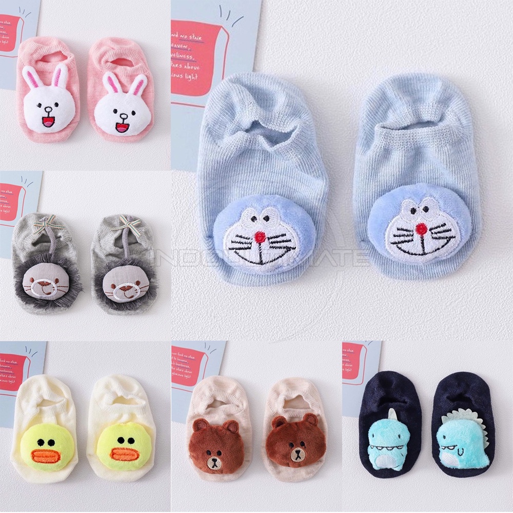 Kaos Kaki Bayi Karakter 0-1 Tahun Alas Kaki Anak Bayi Balita Baru Lahir Pelindung kaki Bayi Laki-laki Perempuan baby Socks Baby Sock Kaos Kaki Karakter Kaos kaki anak bayi balita  KKA-708